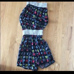 Strapless Romper
